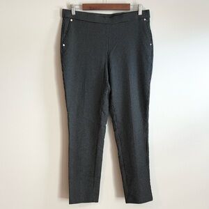 Anne Klein Black and White Cropped Pants